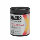 Анатомические презервативы MAXUS Sensual - 15 шт. - Maxus - купить с доставкой в Волгодонске