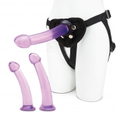 Тренировочный набор с тремя насадками Pegging Training Set - Lux Fetish - купить с доставкой в Волгодонске