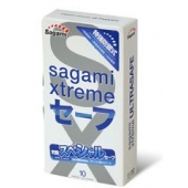 Презервативы Sagami Xtreme Ultrasafe с двойным количеством смазки - 10 шт. - Sagami - купить с доставкой в Волгодонске