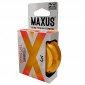 Презервативы анатомической формы Maxus Sensual - 3 шт. - Maxus - купить с доставкой в Волгодонске