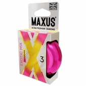 Ароматизированные презервативы Maxus Exotic Mix - 3 шт. - Maxus - купить с доставкой в Волгодонске