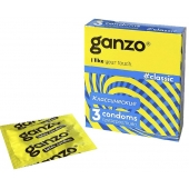Классические презервативы с обильной смазкой Ganzo Classic - 3 шт. - Ganzo - купить с доставкой в Волгодонске