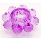 Мягкая фиолетовая гелевая насадка - Toyfa Basic - в Волгодонске купить с доставкой
