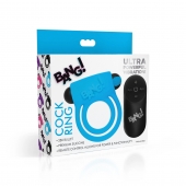 Голубое эрекционное виброкольцо 28X Remote Control Vibrating Cock Ring   Bullet - XR Brands - в Волгодонске купить с доставкой
