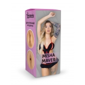 Двусторонний мастурбатор Misha Maver - 22 см. - ФлешНаш - в Волгодонске купить с доставкой