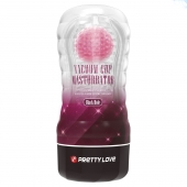 Прозрачный текстурированный мастурбатор Vacuum Cup Masturbator Black Hole - Baile - в Волгодонске купить с доставкой
