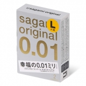 Презервативы Sagami Original 0.01 L-size увеличенного размера - 2 шт. - Sagami - купить с доставкой в Волгодонске