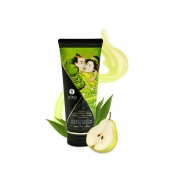 Массажный крем для тела с ароматом груши и зелёного чая Pear   Exotic Green Tea - 200 мл. - Shunga - купить с доставкой в Волгодонске