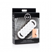 Комплект из 6 прозрачных эрекционных колец Ring Master Custom Ball Stretcher Kit - XR Brands - в Волгодонске купить с доставкой