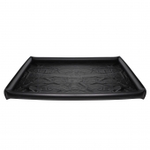 Черная виниловая простынь с надувными краями Nuru Inflatable Vinyl Massage Sheet - XR Brands - купить с доставкой в Волгодонске
