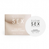 Массажная свеча для всего тела Slow Sex - 50 гр. - Bijoux Indiscrets - купить с доставкой в Волгодонске