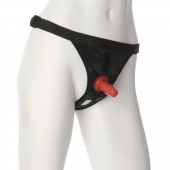 Трусики со штырьком для фиксации насадок Ultra Harness with Plug - Doc Johnson - купить с доставкой в Волгодонске