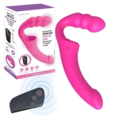 Розовый безремневой страпон Straples Strap-On Dildo - Erokay - купить с доставкой в Волгодонске