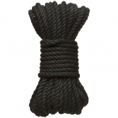 Черная верёвка для связывания и фиксации Bind Tie - 9,14 м. - Doc Johnson - купить с доставкой в Волгодонске