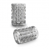 Прозрачная насадка с бороздками STAY HARD COCK SLEEVE 04 CLEAR - Blush Novelties - в Волгодонске купить с доставкой
