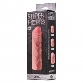 Фаллоудлинитель SUPER HERO Dewil - 17,5 см. - Lola Games - в Волгодонске купить с доставкой