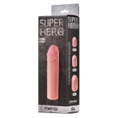 Фаллоудлинитель SUPER HERO Tempter - 16 см. - Lola Games - в Волгодонске купить с доставкой