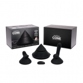 Конусный вибромассажер Cowgirl Cone с 2 насадками - CowGirl - купить с доставкой в Волгодонске