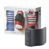 Набор Tenga Cup Vibrator 1st Set: вибратор Cup Vibrator, мастурбатор Original Vacuum Cup, мастурбатор Premium Original Vacuum Cup - Tenga - в Волгодонске купить с доставкой