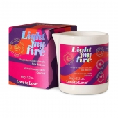 Массажная свеча Light My Fire Coconut с ароматом кокоса - 65 гр. - Love to Love - купить с доставкой в Волгодонске