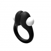 Черное эрекционное кольцо Zippy Vibrating Ring With Bullet - Adrien Lastic - в Волгодонске купить с доставкой