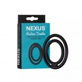 Черное двойное эрекционное кольцо Nexus Enduro Double - Nexus Range - в Волгодонске купить с доставкой
