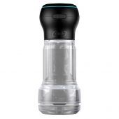 Набор PowerBlow   Feel Pocket Stroker Crystal: мастурбатор и интерактивная насадка - Kiiroo - в Волгодонске купить с доставкой