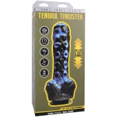 Черно-синяя мини-машина на присоске Tendril Thruster - 21,6 см. - Doc Johnson - купить с доставкой в Волгодонске