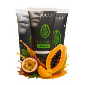 Набор из 3 съедобных лубрикантов JUJU со вкусом тропических фруктов - JuJu - купить с доставкой в Волгодонске
