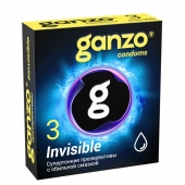 Супертонкие презервативы Ganzo Invisible - 3 шт. - Ganzo - купить с доставкой в Волгодонске