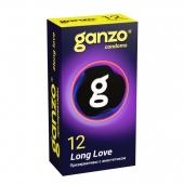 Презервативы с анестетиком для продления удовольствия Ganzo Long Love - 12 шт. - Ganzo - купить с доставкой в Волгодонске