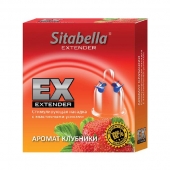 Стимулирующая насадка Sitabella Extender  Клубника - Sitabella - купить с доставкой в Волгодонске
