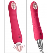 Малиновая насадка на душ с вибрацией Showers to orgasm - 20,1 см. - Orion - купить с доставкой в Волгодонске