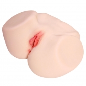 Мастурбатор-полуторс с двойным слоем материала и вибрацией Jenny Onahole Real Vagina - KOKOS - в Волгодонске купить с доставкой