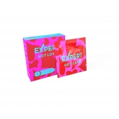 Презервативы с разогревающим эффектом Expert Hot Love - 3 шт. - Expert - купить с доставкой в Волгодонске