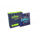 Светящиеся в темноте презервативы Expert Neon - 3 шт. - Expert - купить с доставкой в Волгодонске