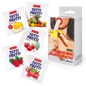 Набор из 5 саше съедобных смазок Tutti-Frutti - Биоритм - купить с доставкой в Волгодонске