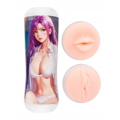 Двусторонний мастурбатор аниме - ротик и вагина - Tokyo Style - в Волгодонске купить с доставкой