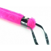 Нежная плеть с розовым мехом BDSM Light - 43 см. - БДСМ Арсенал - купить с доставкой в Волгодонске