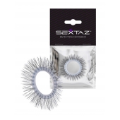 Круглое эрекционное кольцо с «ресничками» - Sextaz - в Волгодонске купить с доставкой