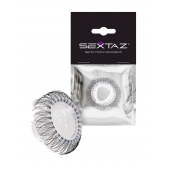 Эластичное эрекционное кольцо с длинными черными «ресничками» - Sextaz - в Волгодонске купить с доставкой