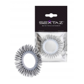 Круглое эрекционное кольцо с длинными «ресничками» - Sextaz - в Волгодонске купить с доставкой