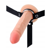 Мужской полый страпон на регулируемых ремнях - 18,5 см. - Sex Expert - купить с доставкой в Волгодонске