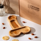 Деревянное блюдо для подачи в форме члена (25 х 16,5 х 1,7 см) - Сима-Ленд - купить с доставкой в Волгодонске