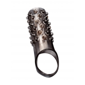 Дымчатая насадка на пенис с выпуклостями - 12 см. - Sex Expert - в Волгодонске купить с доставкой