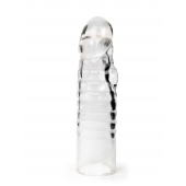 Прозрачная закрытая насадка на член - 15 см. - Sex Expert - в Волгодонске купить с доставкой