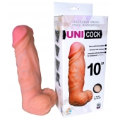 Фаллическая насадка Харнесс UNICOCK 10  - 25 см. - LOVETOY (А-Полимер) - купить с доставкой в Волгодонске