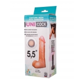 Фаллическая насадка Харнесс UNICOCK 5,5  - 17 см. - LOVETOY (А-Полимер) - купить с доставкой в Волгодонске