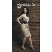 Пояс с клёпками Yona Black - Rebelts - купить с доставкой в Волгодонске