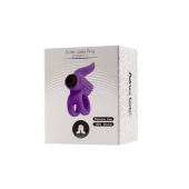 Эрекционное кольцо с подхватом мошонки и стимуляцией клитора Bullet Lastic Ring - Adrien Lastic - в Волгодонске купить с доставкой